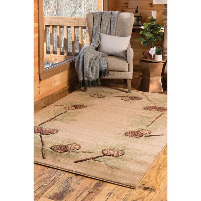 United Weavers Cottage Beige 2055-40926 1 ft. 10 in. X 2 ft. 8 in. Rectangle Rug