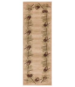 United Weavers Cottage Beige 2055-40926 2 ft. 7 in. X 7 ft. 4 in. Rectangle Rug