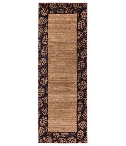 United Weavers Cottage Beige 2055-41026 2 ft. 7 in. X 7 ft. 4 in. Rectangle Rug