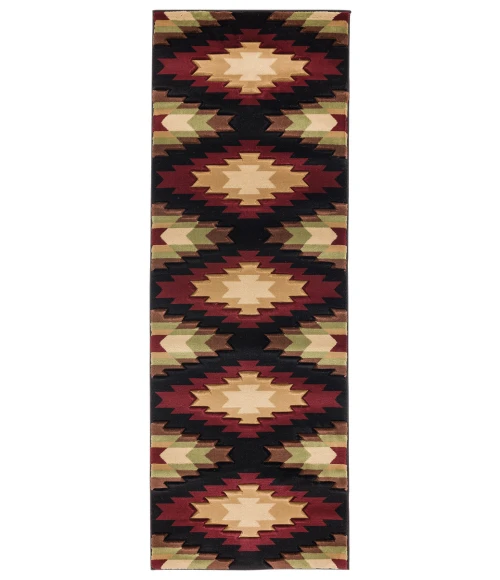 United Weavers Cottage Multi 2055-41175 2 ft. 7 in. X 7 ft. 4 in. Rectangle Rug