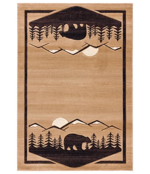 United Weavers Cottage Beige 2055-41226 7 ft. 10 in. X 10 ft. 6 in. Rectangle Rug
