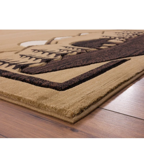 United Weavers Cottage Beige 2055-41226 2 ft. 7 in. X 7 ft. 4 in. Rectangle Rug