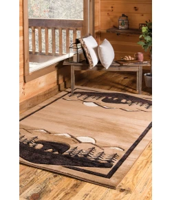 United Weavers Cottage Beige 2055-41226 1 ft. 10 in. X 2 ft. 8 in. Rectangle Rug