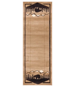 United Weavers Cottage Beige 2055-41226 2 ft. 7 in. X 7 ft. 4 in. Rectangle Rug