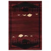 United Weavers Cottage Burgundy 2055-41234 7 ft. 10 in. X 10 ft. 6 in. Rectangle Rug
