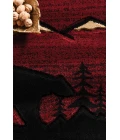 United Weavers Cottage Burgundy 2055-41234 7 ft. 10 in. X 10 ft. 6 in. Rectangle Rug