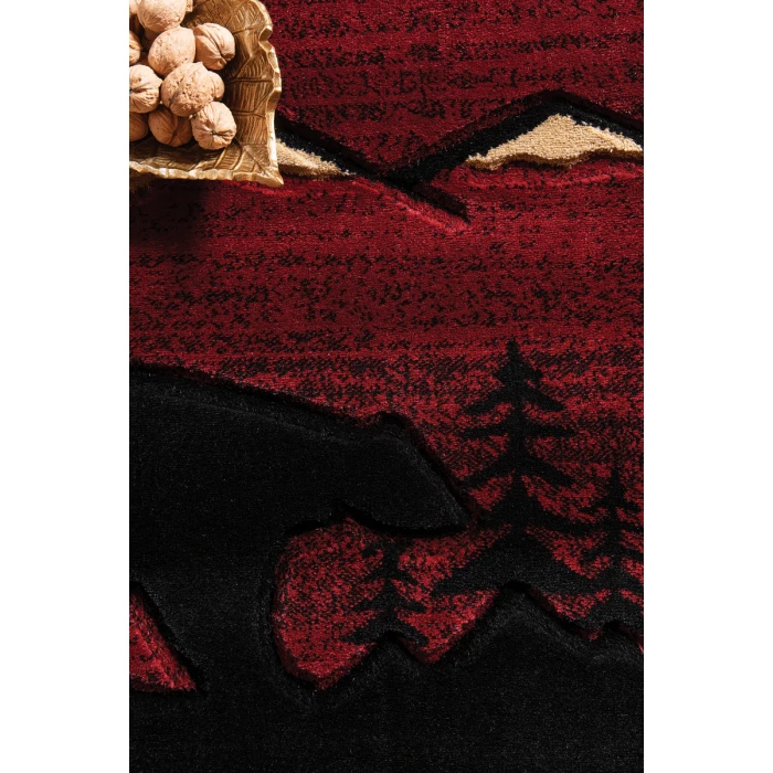 United Weavers Cottage Burgundy 2055-41234 1 ft. 10 in. X 2 ft. 8 in. Rectangle Rug