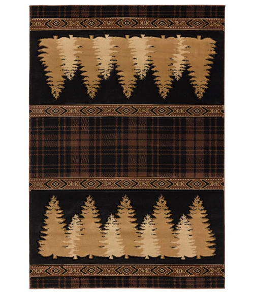 United Weavers Cottage Brown 2055-41350 7 ft. 10 in. X 10 ft. 6 in. Rectangle Rug