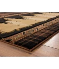 United Weavers Cottage Brown 2055-41350 2 ft. 7 in. X 7 ft. 4 in. Rectangle Rug