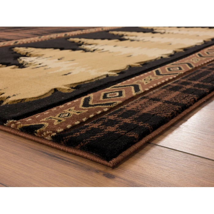 United Weavers Cottage Brown 2055-41350 7 ft. 10 in. X 10 ft. 6 in. Rectangle Rug