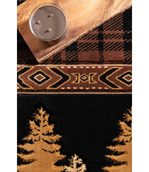 United Weavers Cottage Brown 2055-41350 2 ft. 7 in. X 7 ft. 4 in. Rectangle Rug