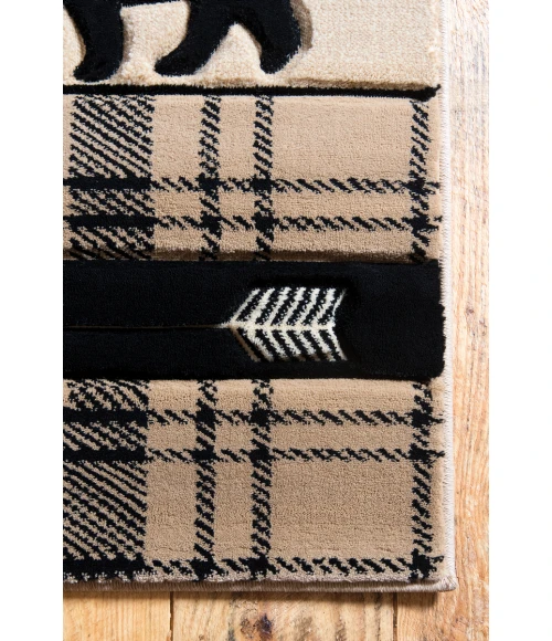 United Weavers Cottage Beige 2055-41426 2 ft. 7 in. X 7 ft. 4 in. Rectangle Rug