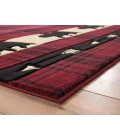 United Weavers Cottage Burgundy 2055-41434 7 ft. 10 in. X 10 ft. 6 in. Rectangle Rug