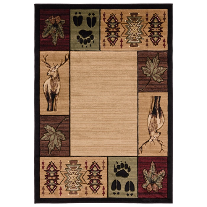 United Weavers Cottage Beige 2055-41526 1 ft. 10 in. X 2 ft. 8 in. Rectangle Rug
