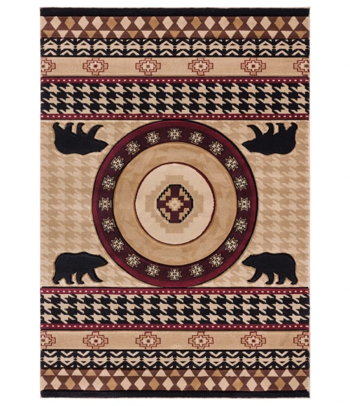 United Weavers Cottage Beige 2055-41626 7 ft. 10 in. X 10 ft. 6 in. Rectangle Rug