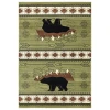 United Weavers Cottage Green 2055-41845 5 ft. 3 in. X 7 ft. 6 in. Rectangle Rug