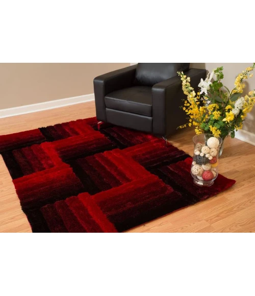 United Weavers of America FINESSE-FLAGSTONE-RED-58-20330 Area Rug
