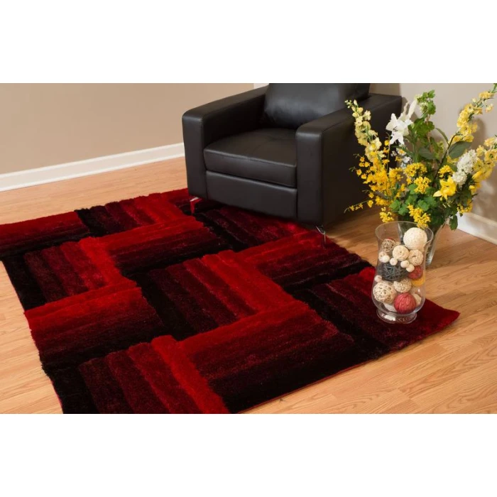United Weavers of America FINESSE-FLAGSTONE-RED-24-20330 Area Rug