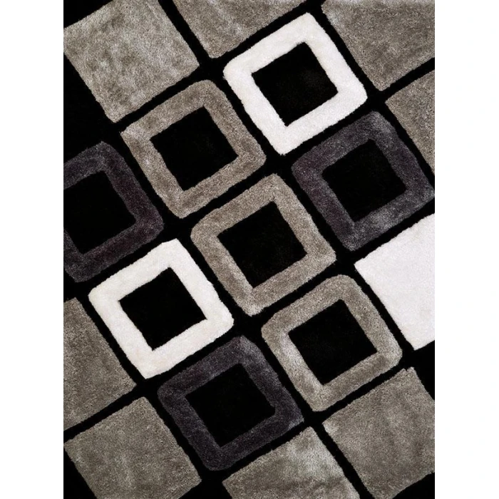 United Weavers of America FINESSE-PLUSH-BLACK-24-21070 Area Rug
