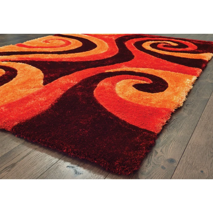 United Weavers Finesse Burnt Orange 2100-21550 1 ft. 10 in. X 3 ft. Rectangle Rug