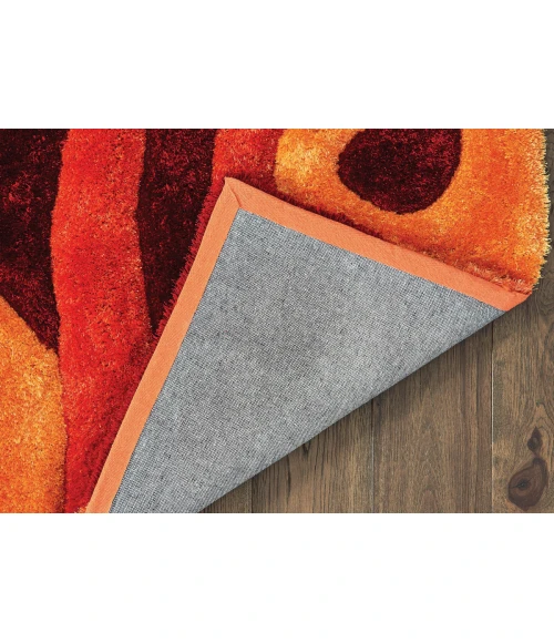 United Weavers Finesse Burnt Orange 2100-21550 5 ft. 3 in. X 7 ft. 2 in. Rectangle Rug