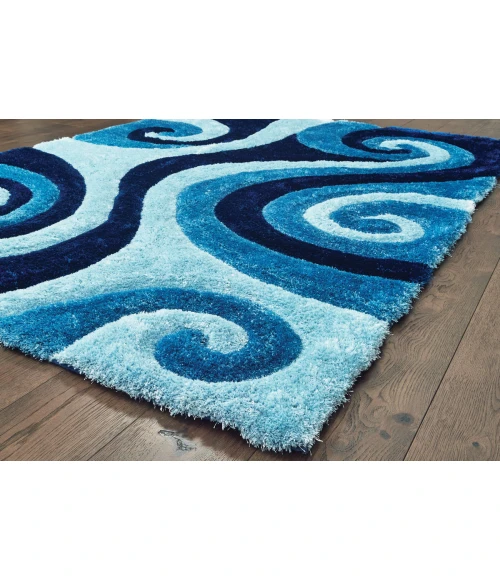United Weavers Finesse Blue 2100-21560 1 ft. 10 in. X 3 ft. Rectangle Rug