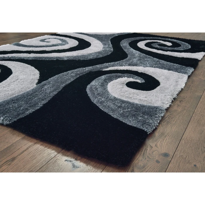 United Weavers Finesse Black 2100-21570 1 ft. 10 in. X 3 ft. Rectangle Rug