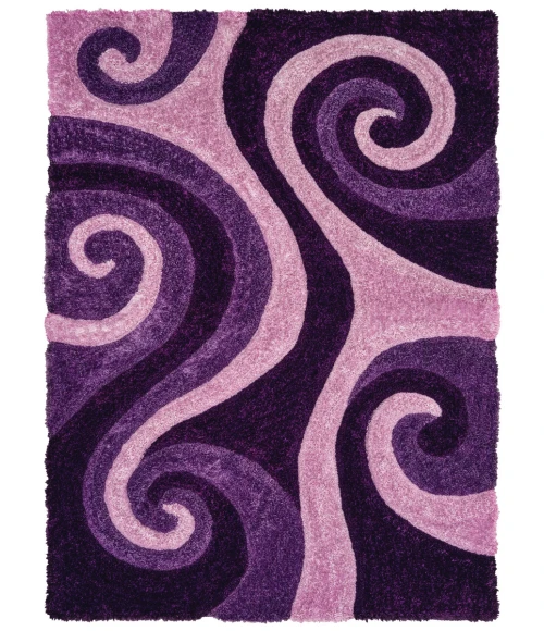 United Weavers Finesse Violet 2100-21583 5 ft. 3 in. X 7 ft. 2 in. Rectangle Rug