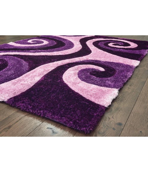 United Weavers Finesse Violet 2100-21583 5 ft. 3 in. X 7 ft. 2 in. Rectangle Rug