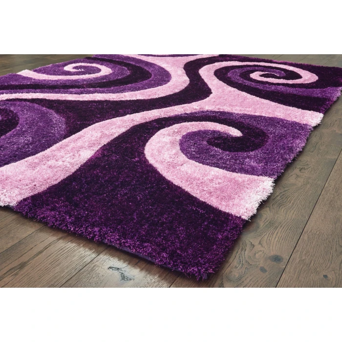 United Weavers Finesse Violet 2100-21583 5 ft. 3 in. X 7 ft. 2 in. Rectangle Rug