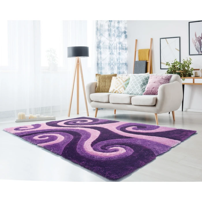 United Weavers Finesse Violet 2100-21583 5 ft. 3 in. X 7 ft. 2 in. Rectangle Rug