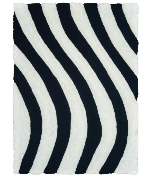 United Weavers Finesse Black 2100-21670 7 ft. 10 in. X 10 ft. 6 in. Rectangle Rug