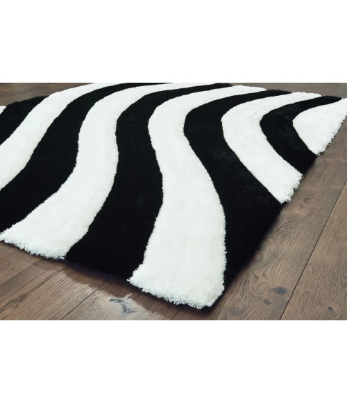 United Weavers Finesse Black 2100-21670 7 ft. 10 in. X 10 ft. 6 in. Rectangle Rug