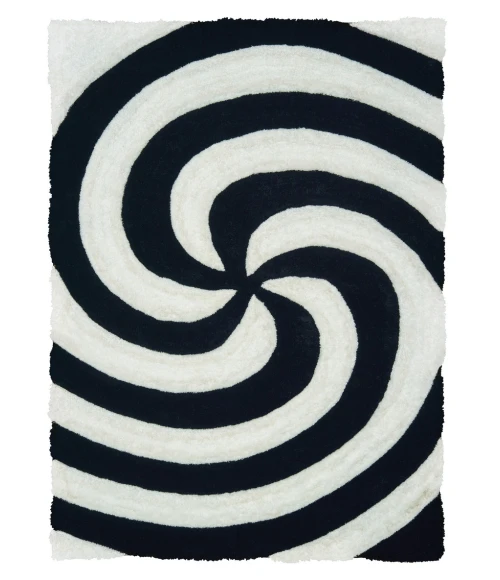 United Weavers Finesse Black 2100-21770 7 ft. 10 in. X 10 ft. 6 in. Rectangle Rug