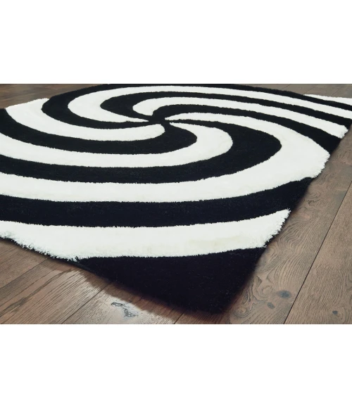 United Weavers Finesse Black 2100-21770 7 ft. 10 in. X 10 ft. 6 in. Rectangle Rug