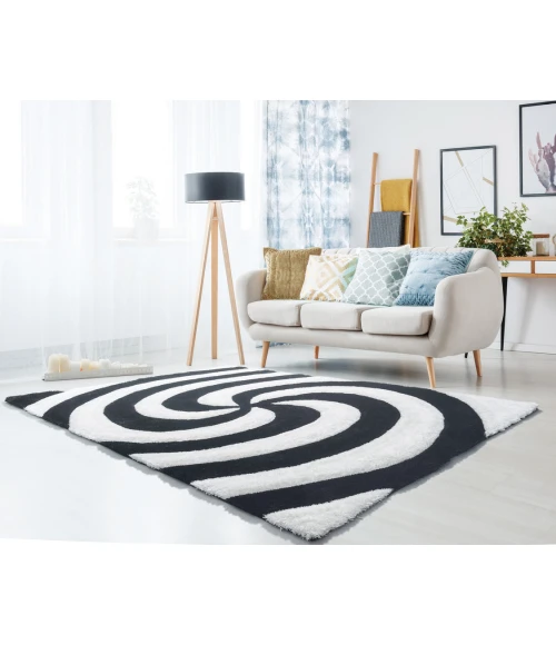 United Weavers Finesse Black 2100-21770 7 ft. 10 in. X 10 ft. 6 in. Rectangle Rug