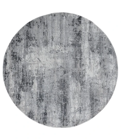 United Weavers Cascades Grey 2601-10172 7 ft. 10 in. RD Round Rug