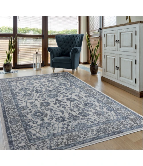 United Weavers Cascades Blue 2601-10260 12 ft. 6 in. X 15 ft. Rectangle Rug