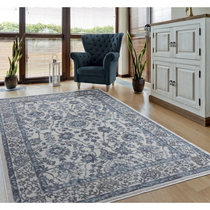 United Weavers Cascades Blue 2601-10260 1 ft. 11 in. X 3 ft. Rectangle Rug