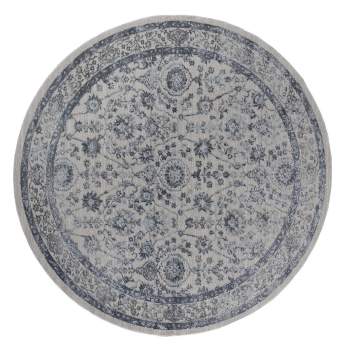 United Weavers Cascades Blue 2601-10260 7 ft. 10 in. RD Round Rug