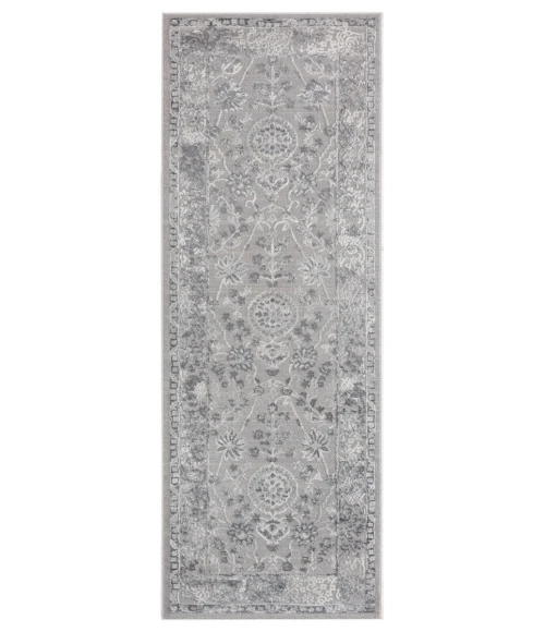 United Weavers Cascades Grey 2601-10272 2 ft. 7 in. X 7 ft. 2 in. Rectangle Rug