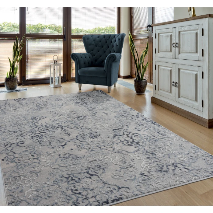 United Weavers Cascades Blue 2601-10360 12 ft. 6 in. X 15 ft. Rectangle Rug