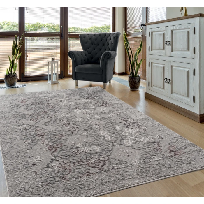 United Weavers Cascades Plum 2601-10382 2 ft. 7 in. X 7 ft. 2 in. Rectangle Rug