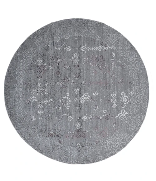 United Weavers Cascades Plum 2601-10382 7 ft. 10 in. RD Round Rug