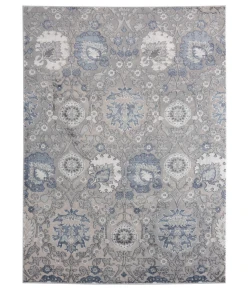 United Weavers Cascades Blue 2601-10460 5 ft. 3 in. X 7 ft. 2 in. Rectangle Rug