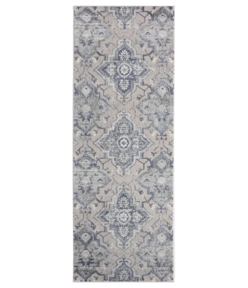 United Weavers Cascades Blue 2601-10560 2 ft. 7 in. X 7 ft. 2 in. Rectangle Rug