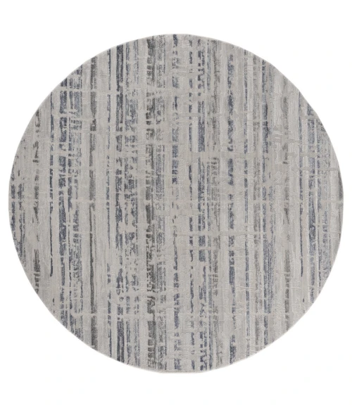 United Weavers Cascades Blue 2601-10660 7 ft. 10 in. RD Round Rug