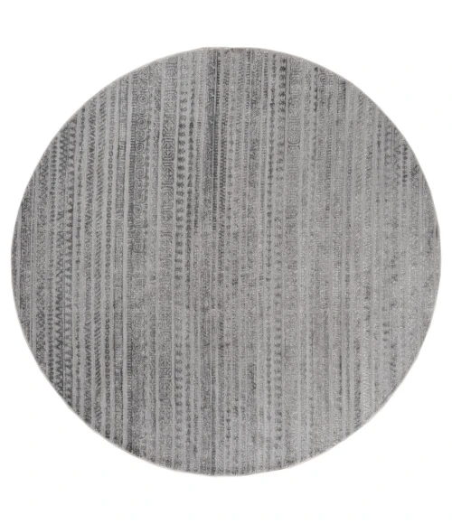 United Weavers Cascades Grey 2601-10772 7 ft. 10 in. RD Round Rug