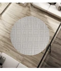United Weavers Cascades Sand 2601-10827 7 ft. 10 in. RD Round Rug