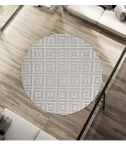 United Weavers Cascades Sand 2601-10827 7 ft. 10 in. RD Round Rug